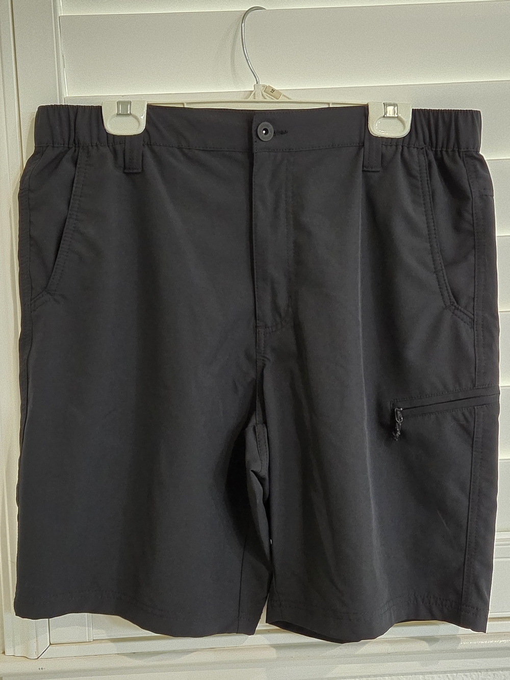 Weatherproof Vintage Tech Shorts Mens Black Performance Stretch 9” Inseam